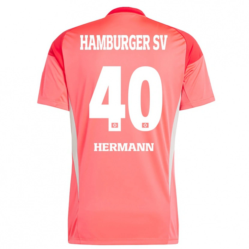 Danxen Homme Hannes Hermann #40 Maillot de Gardien Orange Rouge 2025/26 T-shirt