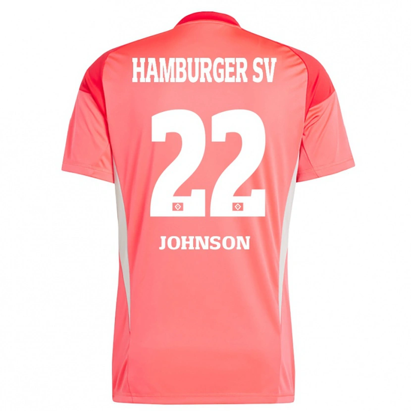 Danxen Homme Emmanuel Johnson #22 Maillot de Gardien Orange Rouge 2025/26 T-shirt