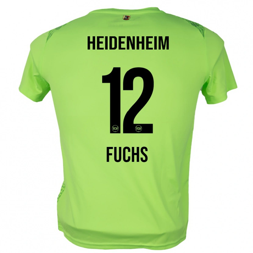 Danxen Homme Celine Fuchs #12 Maillot de Gardien Vert Pâle 2025/26 T-shirt