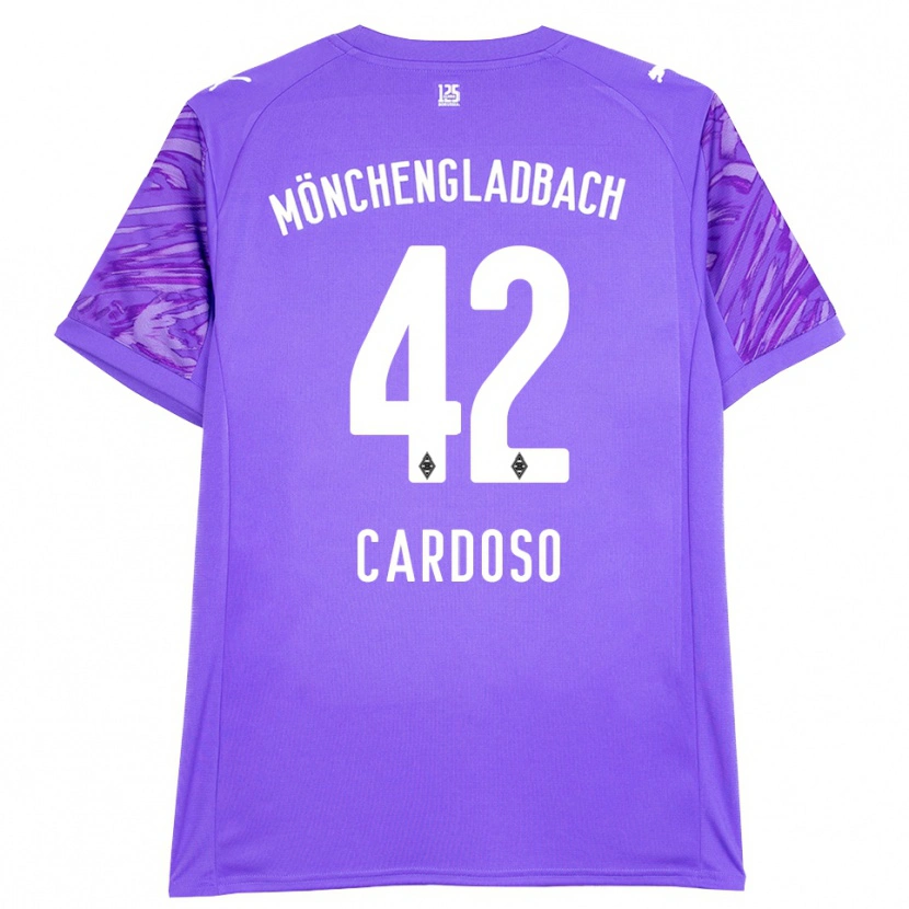 Danxen Homme Tiago Pereira Cardoso #42 Maillot de Gardien Blanc Lilas 2025/26 T-shirt