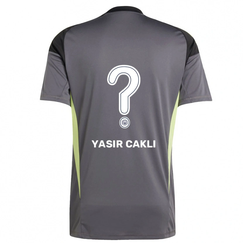 Danxen Homme Ali Yasir Caklı #0 Maillot de Gardien Gris Anthracite Noir 2025/26 T-shirt