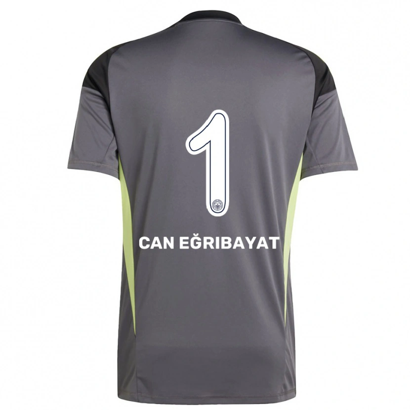 Danxen Homme İrfan Can Eğribayat #1 Maillot de Gardien Gris Anthracite Noir 2025/26 T-shirt