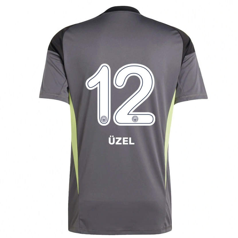 Danxen Homme Nevzat Üzel #12 Maillot de Gardien Gris Anthracite Noir 2025/26 T-shirt