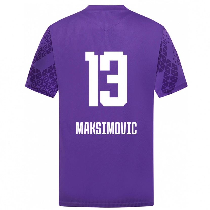 Danxen Homme Filip Maksimovic #13 Maillot de Gardien Blanc Indien 2025/26 T-shirt
