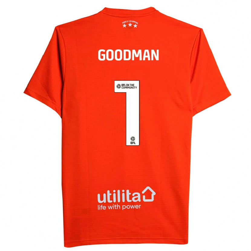 Danxen Femme Owen Goodman #1 Maillot de Gardien Blanc Rouge 2025/26 T-shirt