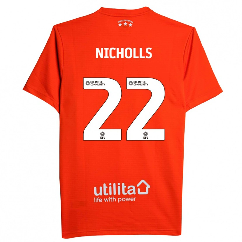 Danxen Femme Lee Nicholls #22 Maillot de Gardien Blanc Rouge 2025/26 T-shirt