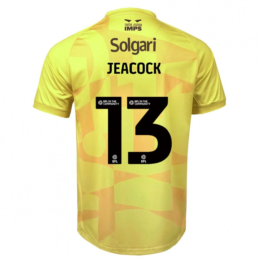 Danxen Femme Zach Jeacock #13 Maillot de Gardien Noir Jaune 2025/26 T-shirt
