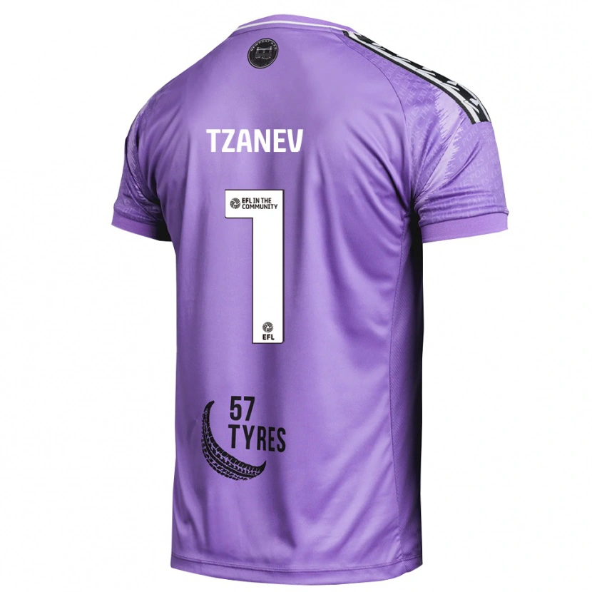 Danxen Femme Nik Tzanev #1 Maillot de Gardien Violet Clair 2025/26 T-shirt