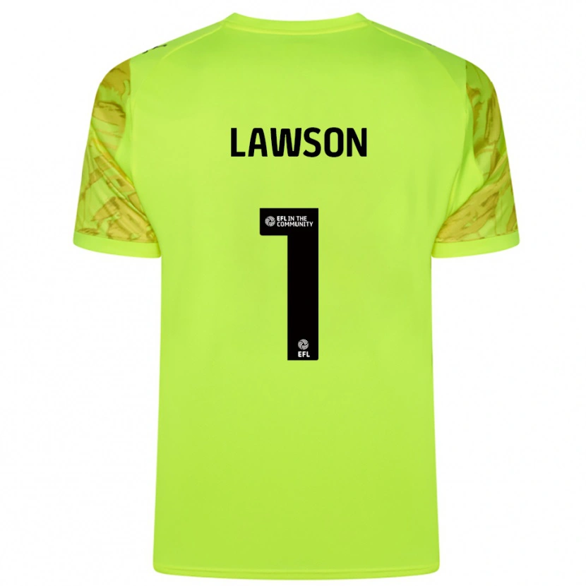 Danxen Femme Harvey Lawson #1 Maillot de Gardien Vert Fluorescent 2025/26 T-shirt