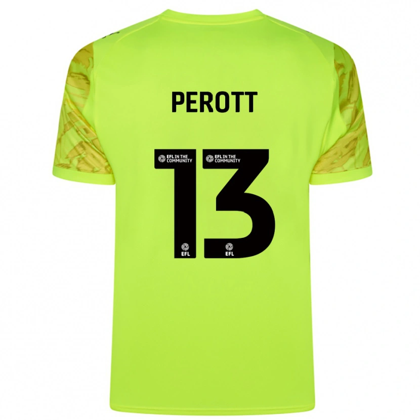 Danxen Femme Milai Perott #13 Maillot de Gardien Vert Fluorescent 2025/26 T-shirt