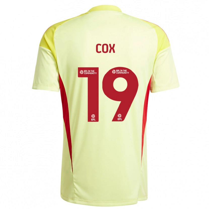 Danxen Femme Hannah Cox #19 Maillot de Gardien Jaune Pâle 2025/26 T-shirt