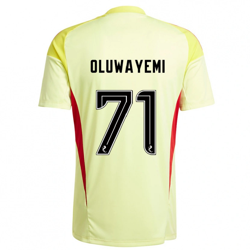 Danxen Femme Tobi Oluwayemi #71 Maillot de Gardien Rouge Jaune 2025/26 T-shirt