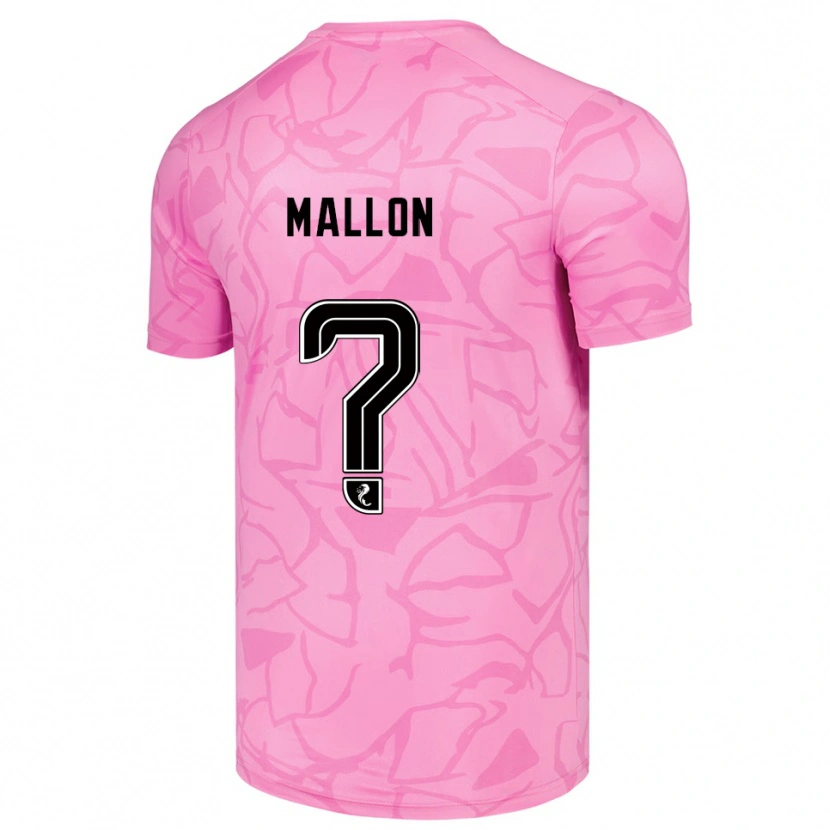Danxen Femme Ryan Mallon #0 Maillot de Gardien Noir Rose 2025/26 T-shirt