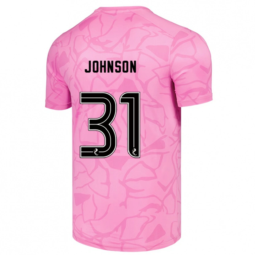 Danxen Femme Murray Johnson #31 Maillot de Gardien Noir Rose 2025/26 T-shirt