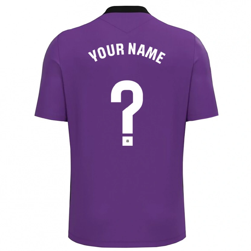 Danxen Femme FC Cartagena Maillot de Gardien Violet Blanc 2025/26 T-shirt