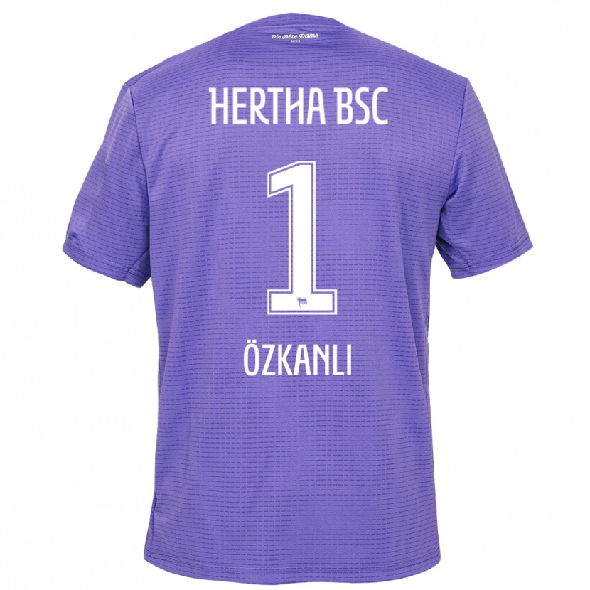 Danxen Femme Burak Özkanli #1 Maillot de Gardien Violet Blanc 2025/26 T-shirt