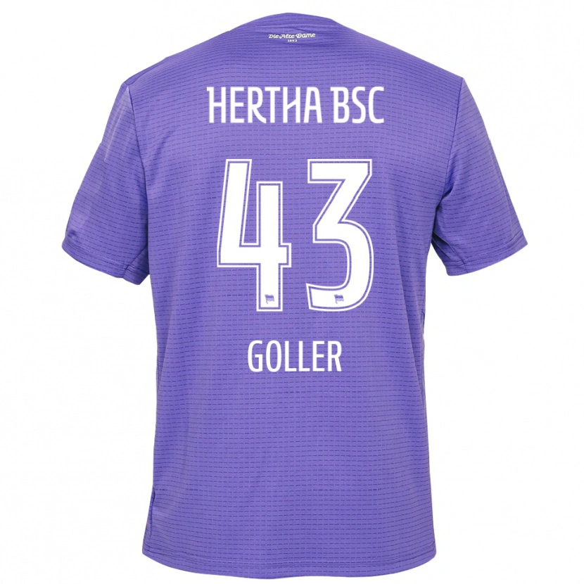 Danxen Femme Tim Goller #43 Maillot de Gardien Violet Blanc 2025/26 T-shirt