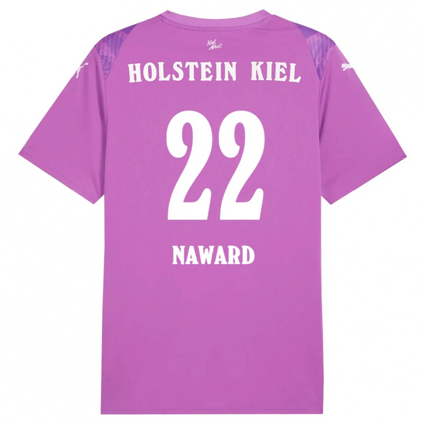 Danxen Femme Lela Naward #22 Maillot de Gardien Violet Blanc 2025/26 T-shirt