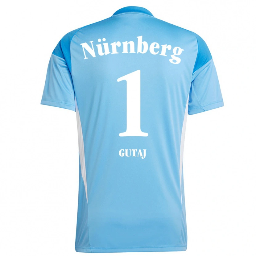 Danxen Femme Lindsay Gutaj #1 Maillot de Gardien Bleu Ciel Blanc 2025/26 T-shirt