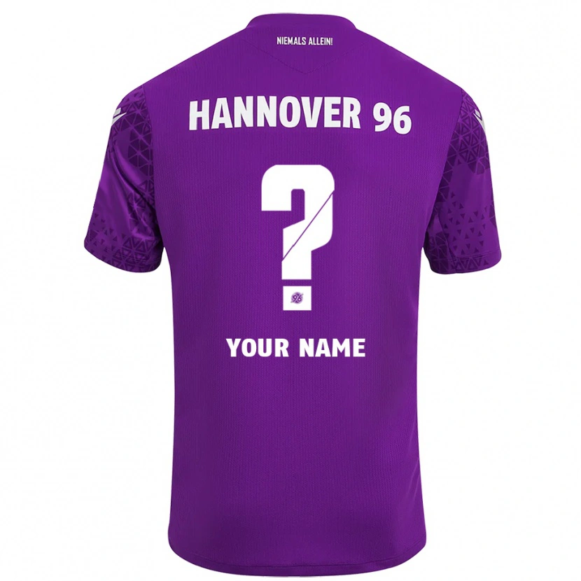Danxen Femme Hannover 96 Maillot de Gardien Violet Blanc 2025/26 T-shirt