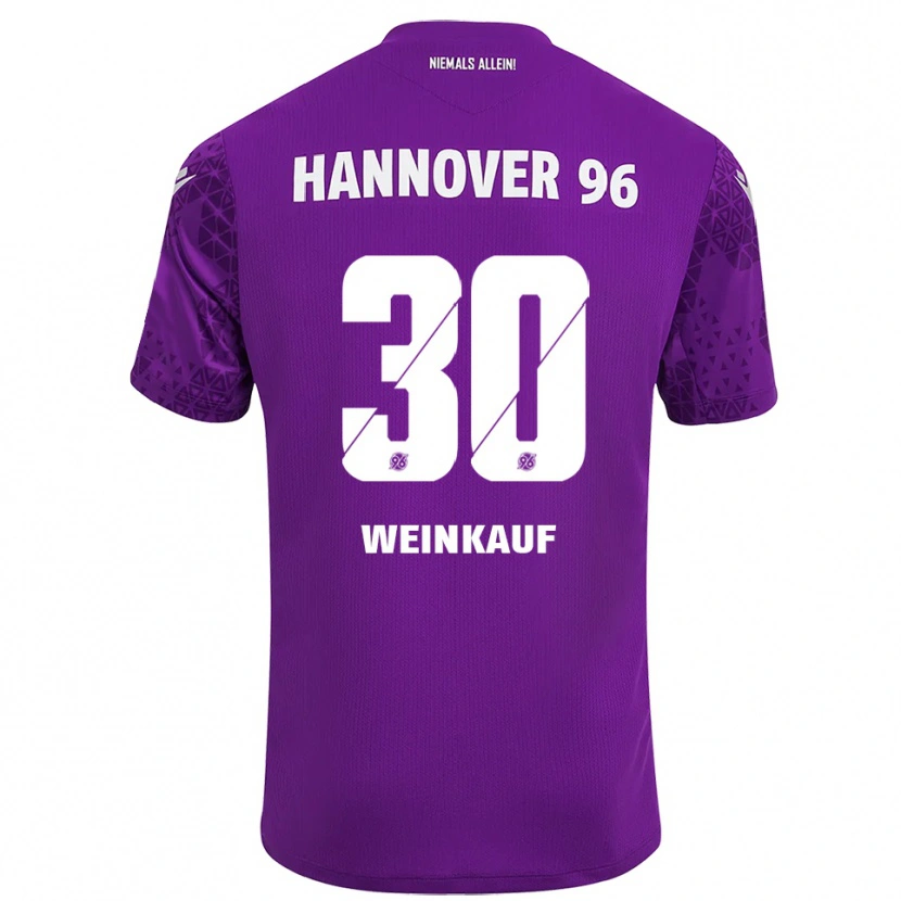 Danxen Femme Leo Weinkauf #30 Maillot de Gardien Violet Blanc 2025/26 T-shirt