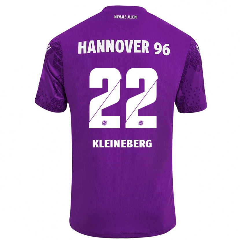 Danxen Femme Philip Kleineberg #22 Maillot de Gardien Violet Blanc 2025/26 T-shirt