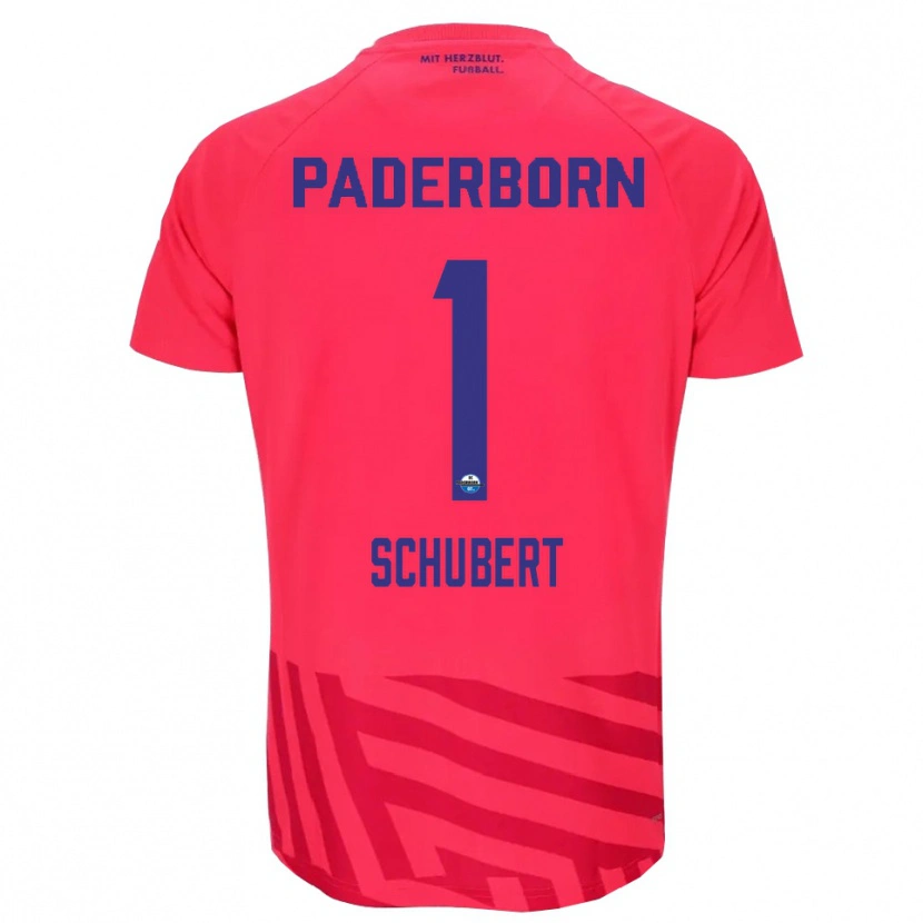 Danxen Femme Markus Schubert #1 Maillot de Gardien Rouge Noir 2025/26 T-shirt