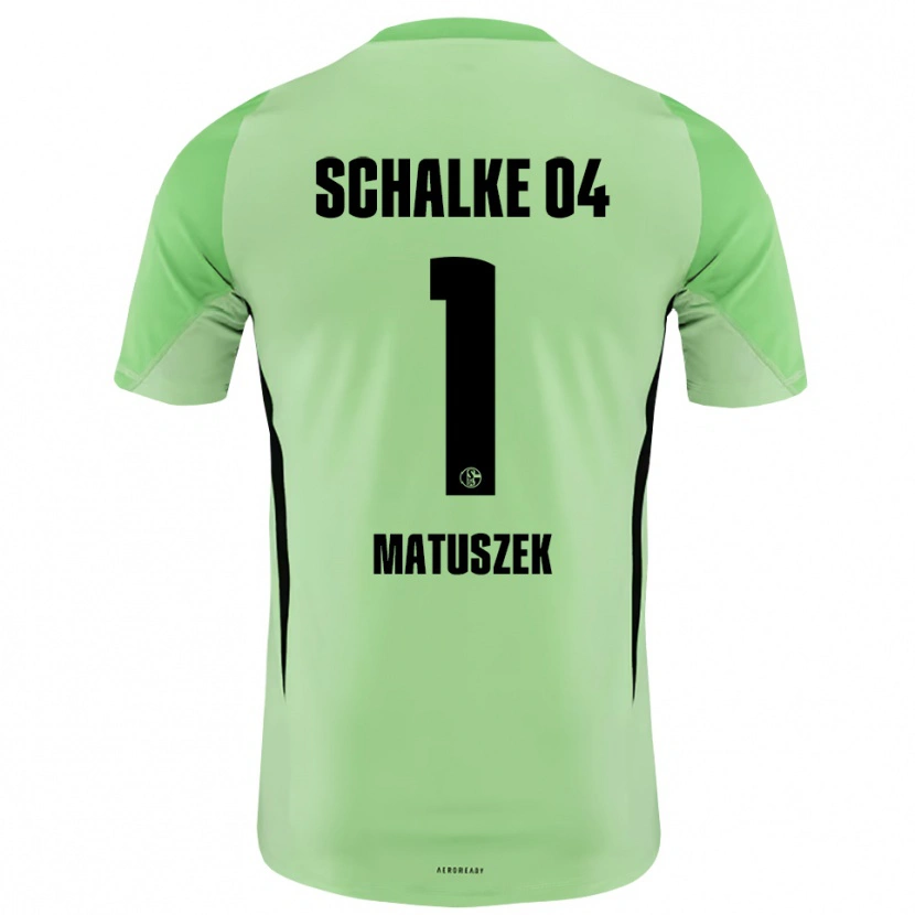 Danxen Femme Julia Matuszek #1 Maillot de Gardien Vert Clair Noir 2025/26 T-shirt