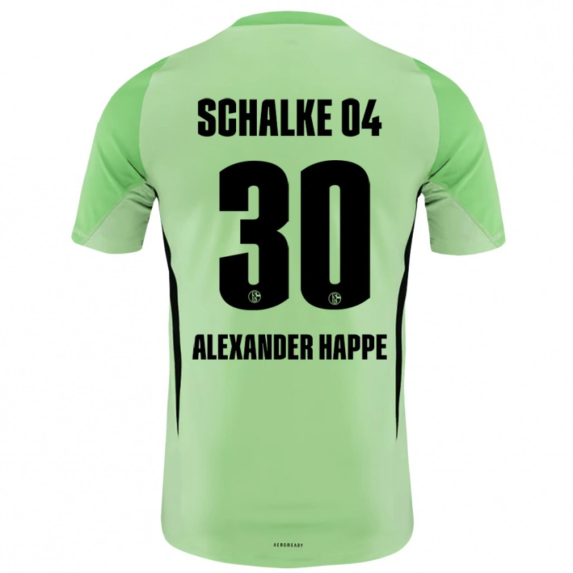 Danxen Femme Luca Alexander Happe #30 Maillot de Gardien Vert Clair Noir 2025/26 T-shirt