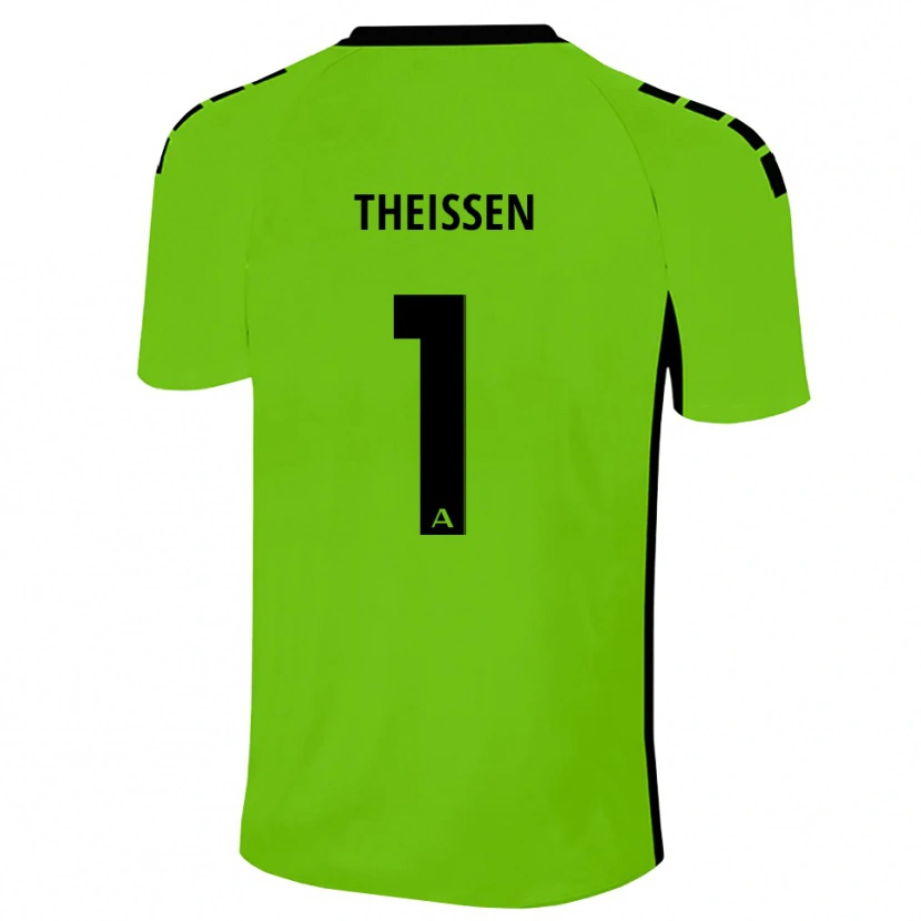 Danxen Femme Jarun Theißen #1 Maillot de Gardien Vert Herbe Noir 2025/26 T-shirt