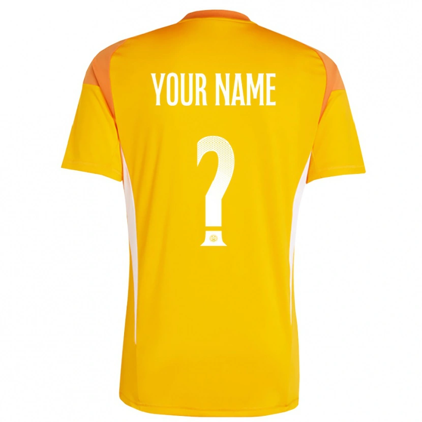 Danxen Femme MSV Duisburg Maillot de Gardien Orange Blanc 2025/26 T-shirt