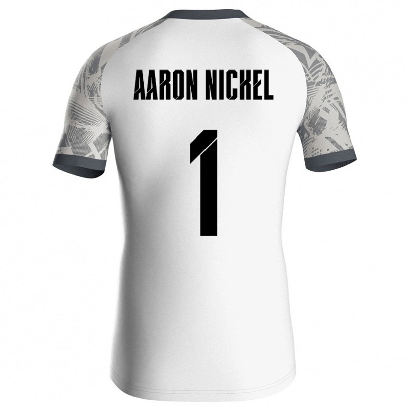 Danxen Femme Arvit Aaron Nickel #1 Maillot de Gardien Gris Blanc 2025/26 T-shirt
