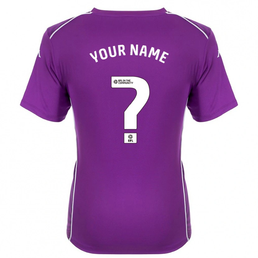 Danxen Femme Hull City AFC Maillot de Gardien Blanc Violet 2025/26 T-shirt