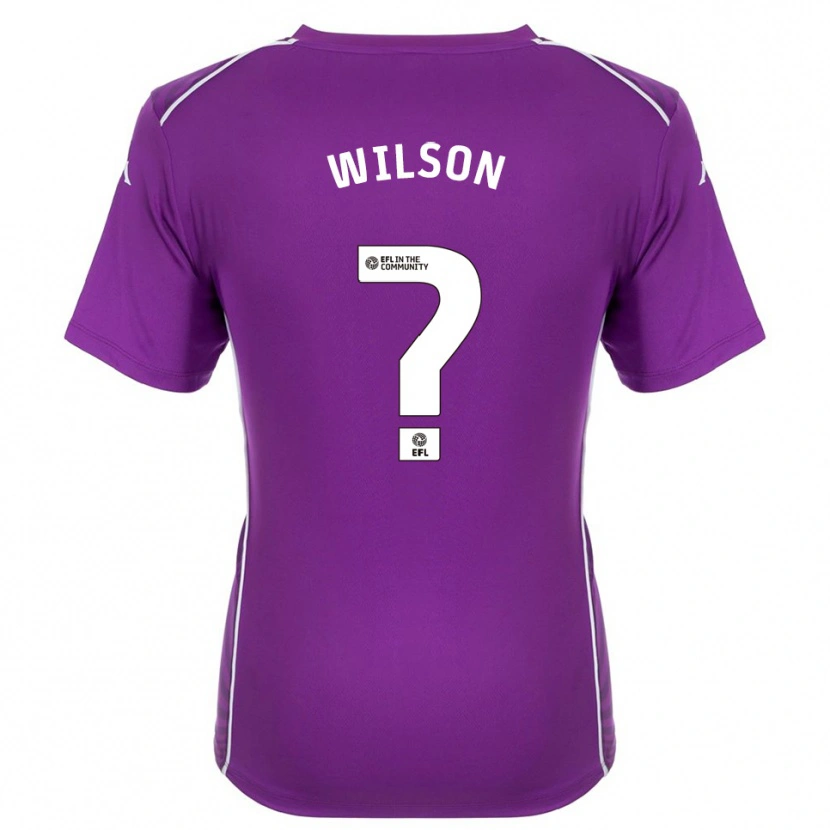 Danxen Femme George Wilson #0 Maillot de Gardien Blanc Violet 2025/26 T-shirt