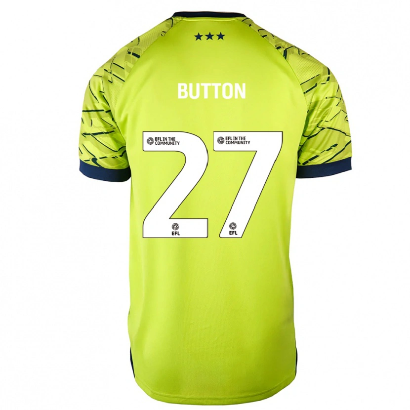 Danxen Femme David Button #27 Maillot de Gardien Jaune Vert 2025/26 T-shirt