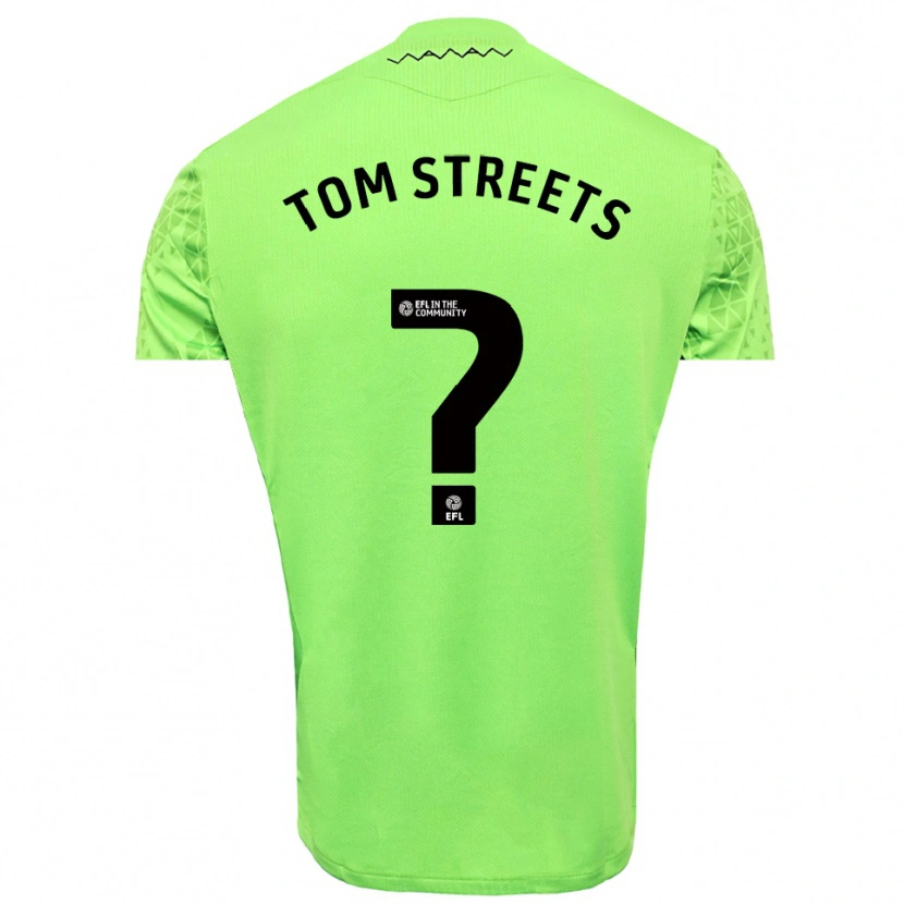 Danxen Femme Tom Streets #0 Maillot de Gardien Noir Citron Vert 2025/26 T-shirt