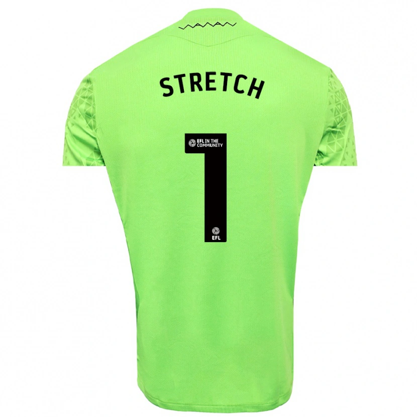 Danxen Femme Logan Stretch #1 Maillot de Gardien Noir Citron Vert 2025/26 T-shirt