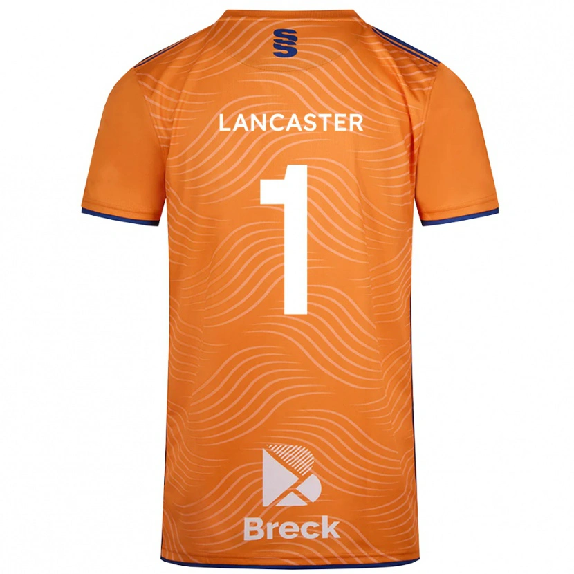 Danxen Femme Aaron Lancaster #1 Maillot de Gardien Noir Orange 2025/26 T-shirt