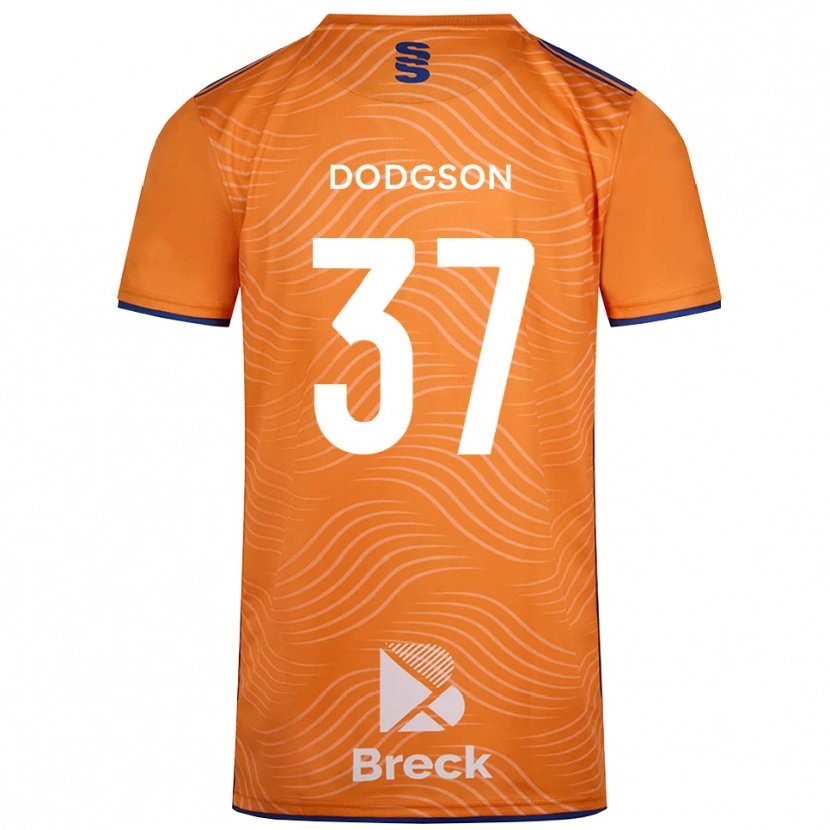 Danxen Femme Ewan Dodgson #37 Maillot de Gardien Noir Orange 2025/26 T-shirt
