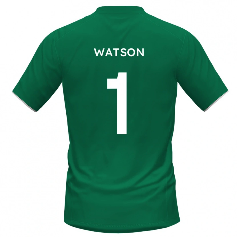 Danxen Femme Rory Watson #1 Maillot de Gardien Blanc Vert 2025/26 T-shirt