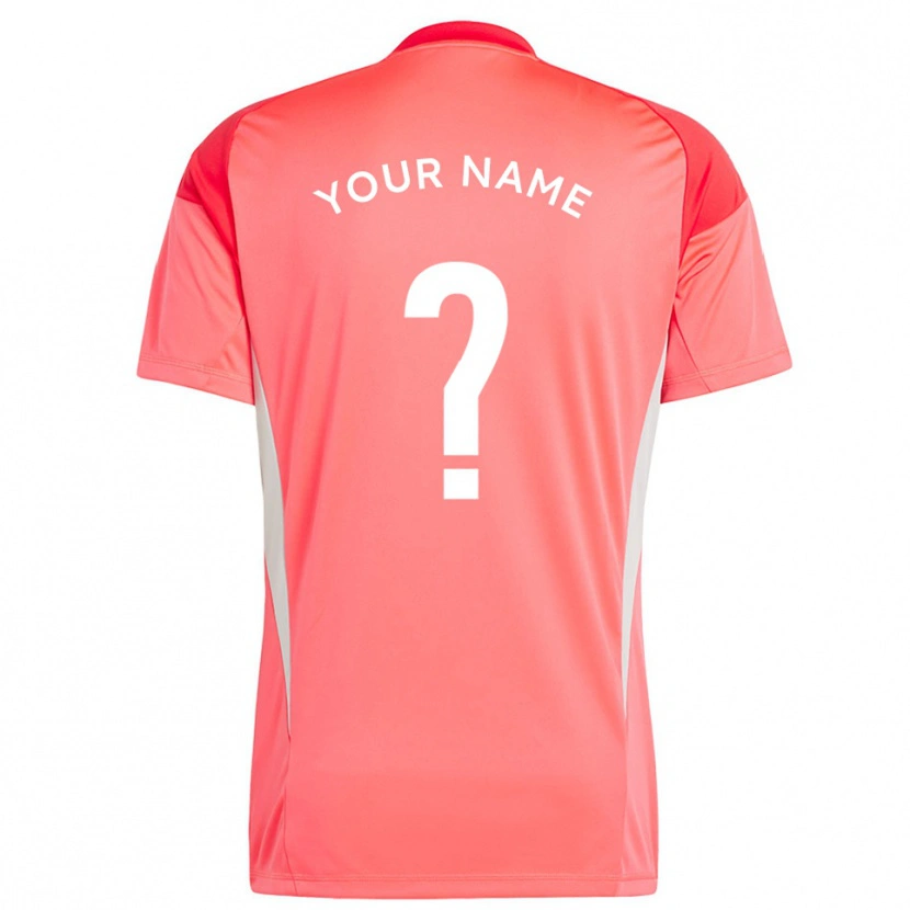 Danxen Femme FC Halifax Town Maillot de Gardien Rouge Orange 2025/26 T-shirt