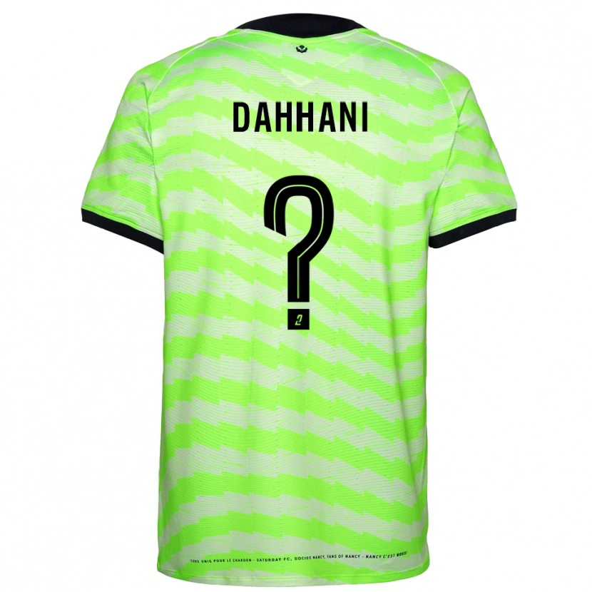 Danxen Femme Yness Dahhani #0 Maillot de Gardien Vert Néon 2025/26 T-shirt