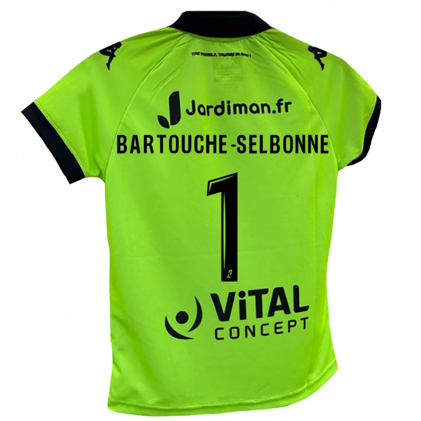 Danxen Femme Teddy Bartouche-Selbonne #1 Maillot de Gardien Vert Néon 2025/26 T-shirt