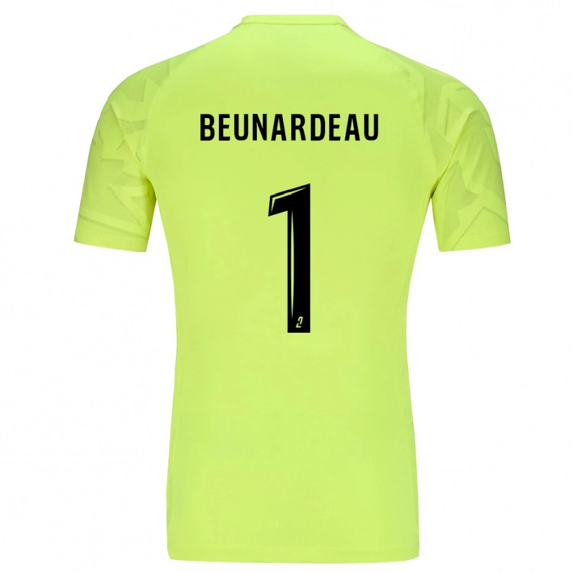 Danxen Femme Quentin Beunardeau #1 Maillot de Gardien Vert Néon 2025/26 T-shirt