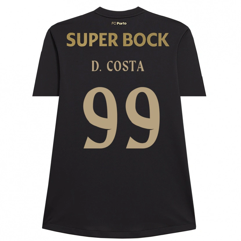 Danxen Femme Diogo Costa #99 Maillot de Gardien Noir Marron 2025/26 T-shirt
