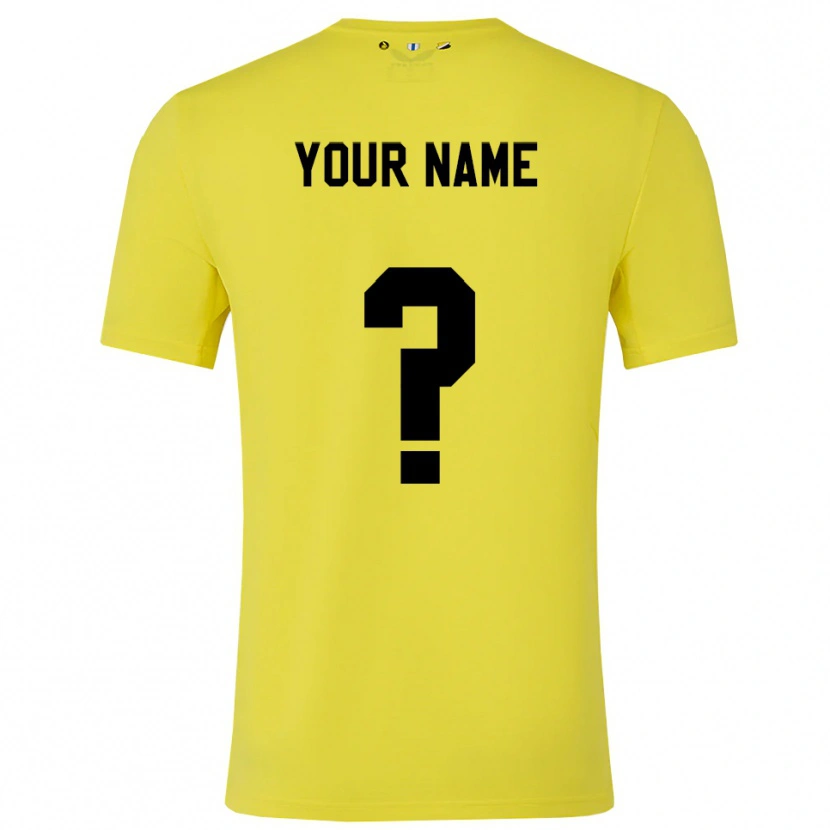 Danxen Femme FC Utrecht Maillot de Gardien Jaune Noir 2025/26 T-shirt