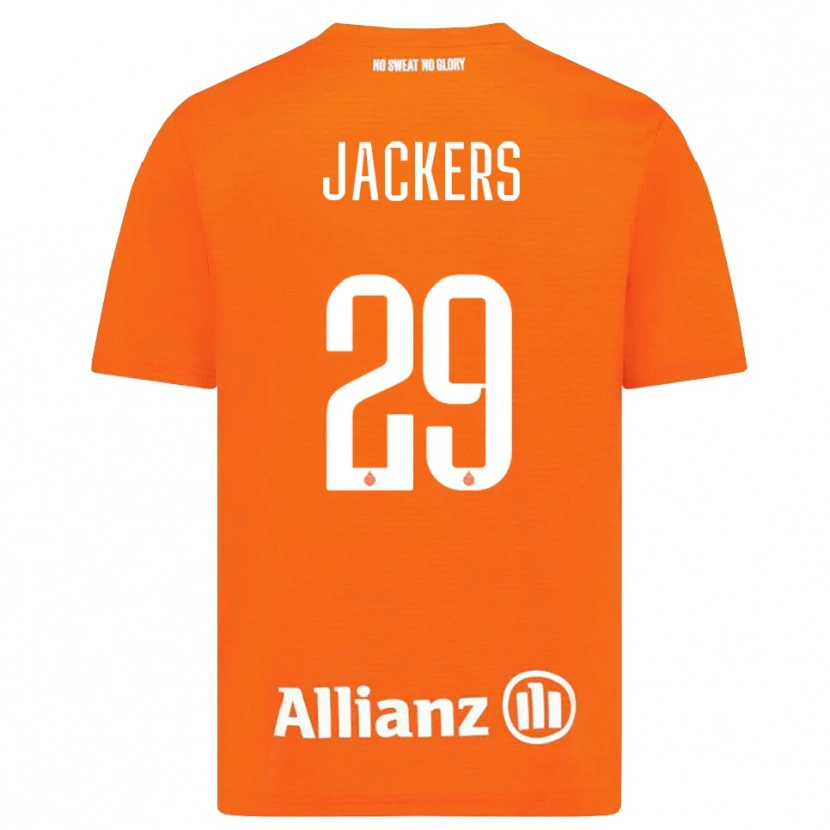 Danxen Femme Nordin Jackers #29 Maillot de Gardien Orange Blanc 2025/26 T-shirt