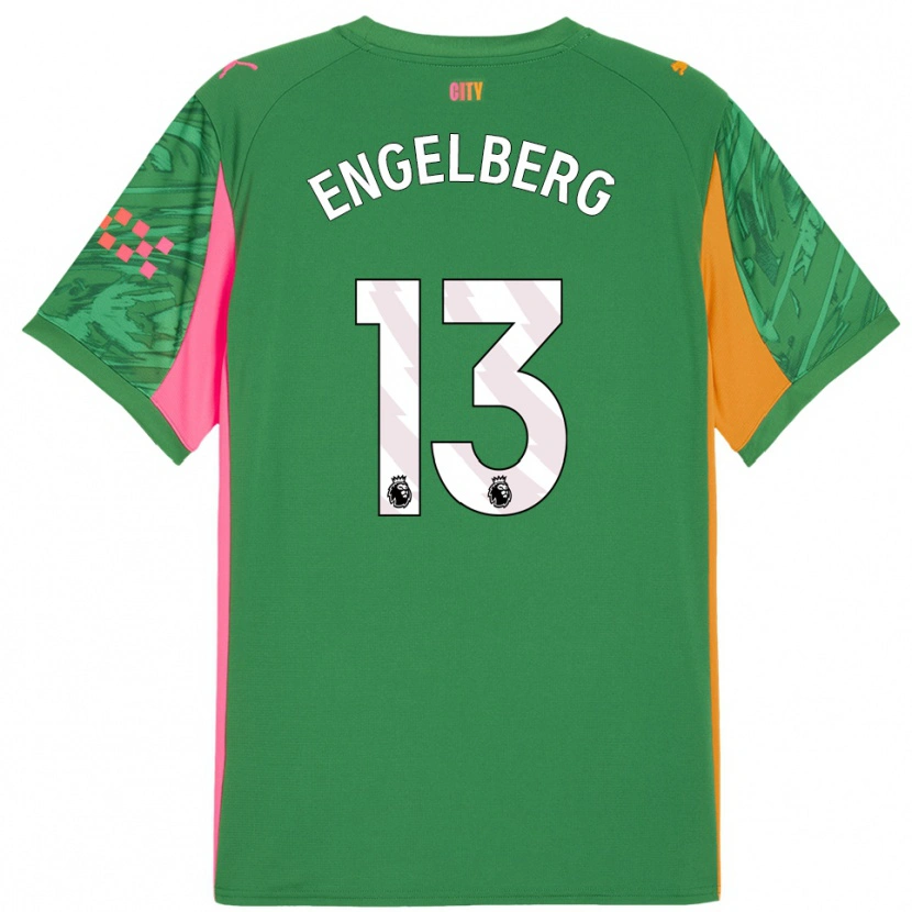 Danxen Femme Stavros Engelberg #13 Maillot de Gardien Vert Orange 2025/26 T-shirt