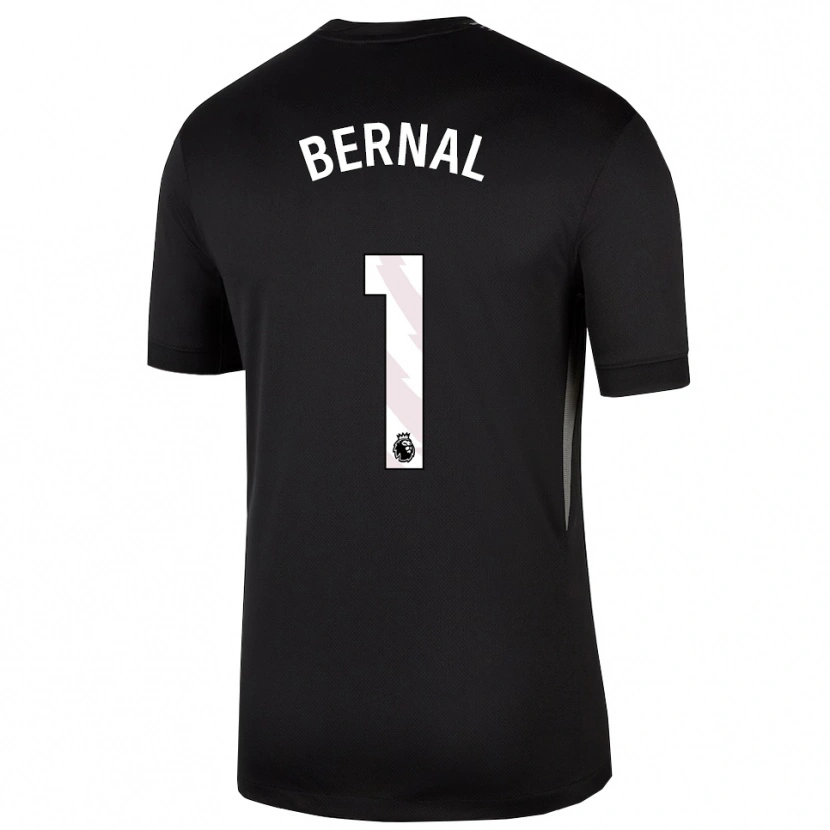 Danxen Femme Freddy Bernal #1 Maillot de Gardien Noir Blanc 2025/26 T-shirt
