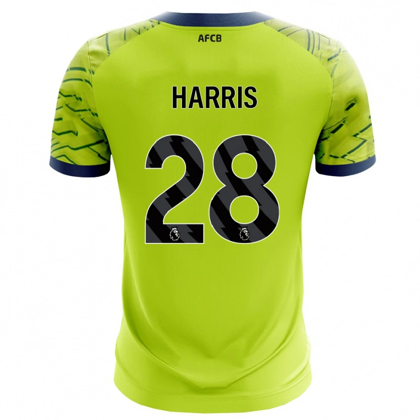 Danxen Femme Charlotte Harris #28 Maillot de Gardien Vert Jaune 2025/26 T-shirt